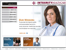 Tablet Screenshot of ihcrecruiting.com